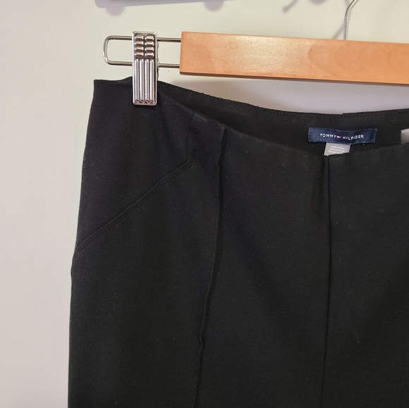 Tommy Hilfiger High Waisted Dress Legging in Black - Picture 6 of 6